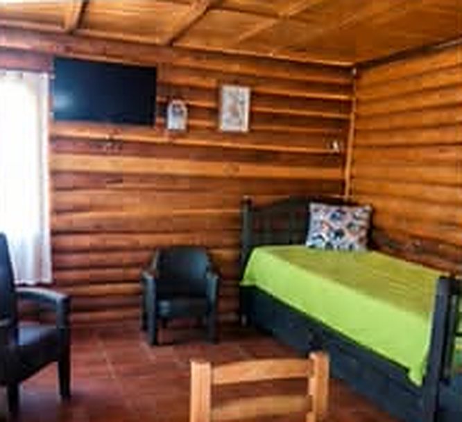 Estar con Smart TV de la cabaña Om Shanti